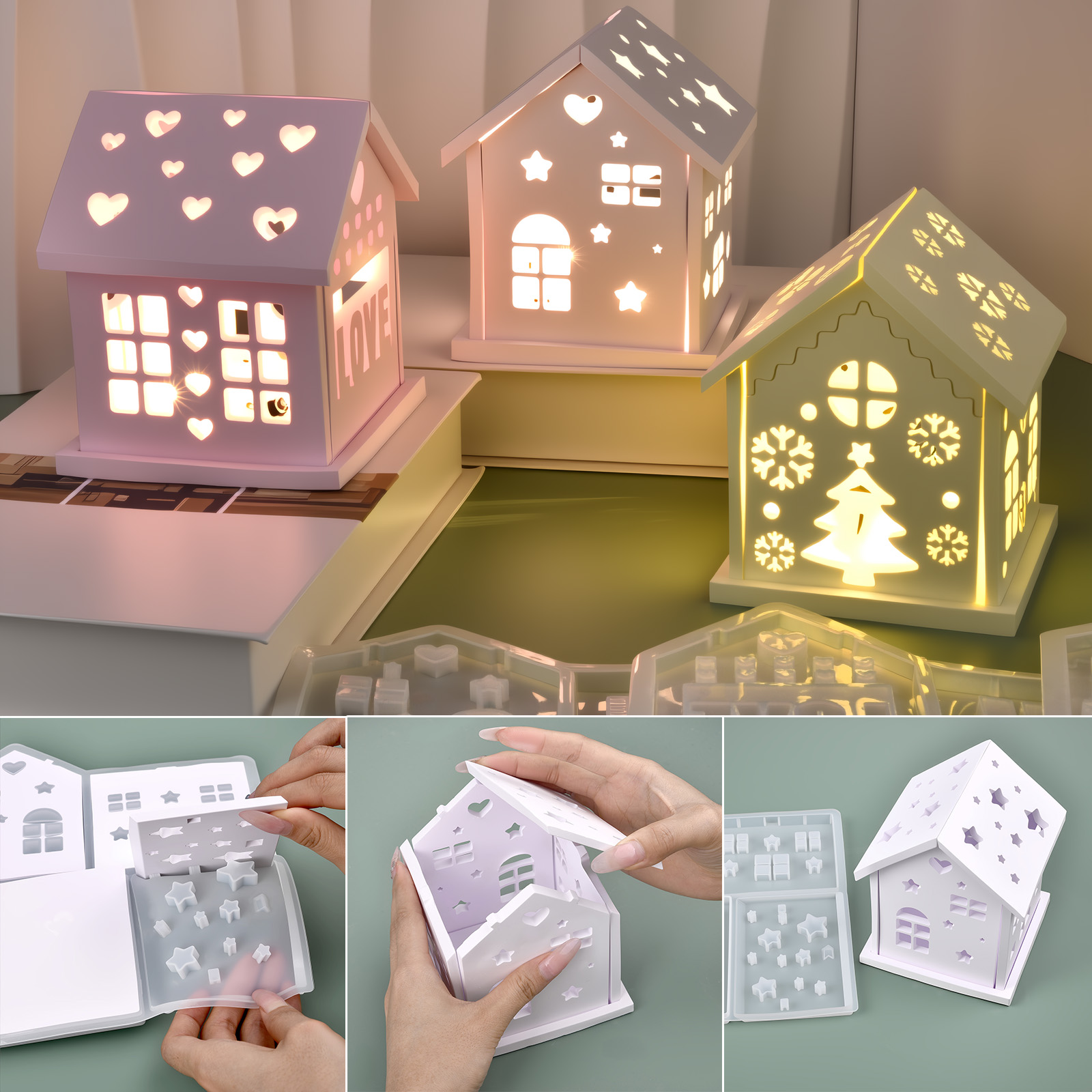 Forma Silikonowa 3D Dom DIY Ch – Candle Making Tutorial recenzja i cena