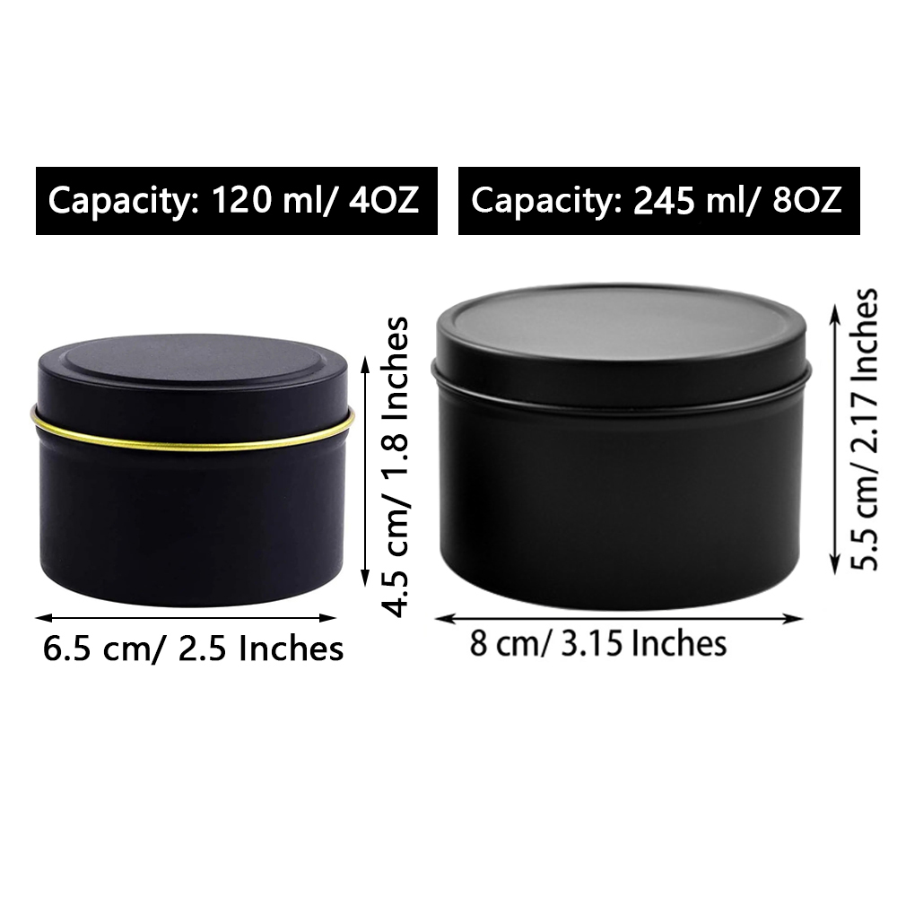 Puszki na świece 4oz/8oz z pok – Candle Making Jars With Lids recenzja i cena